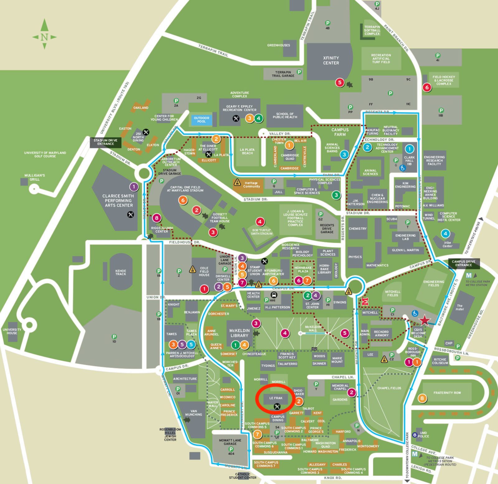 Campus map